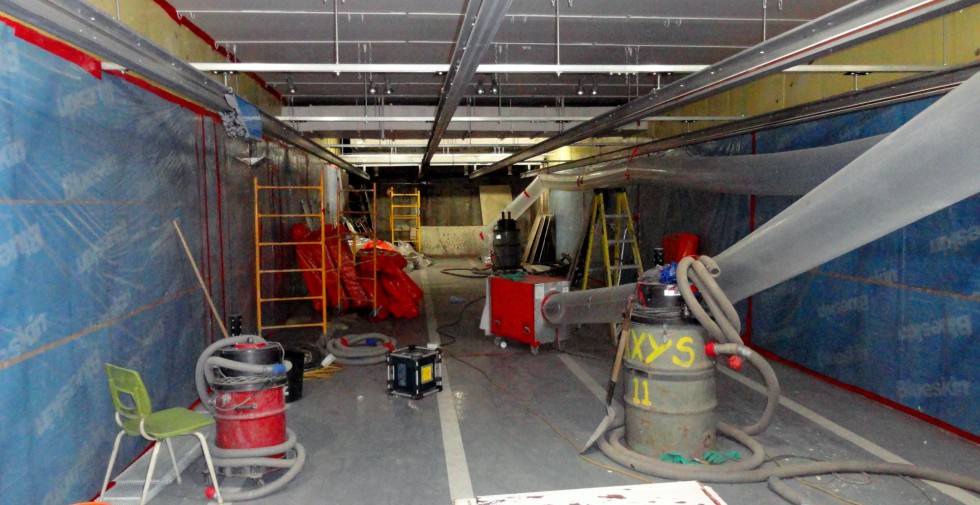 Preparation for lead decontamination | Asbestos Removal | Amiante National Asbestos
