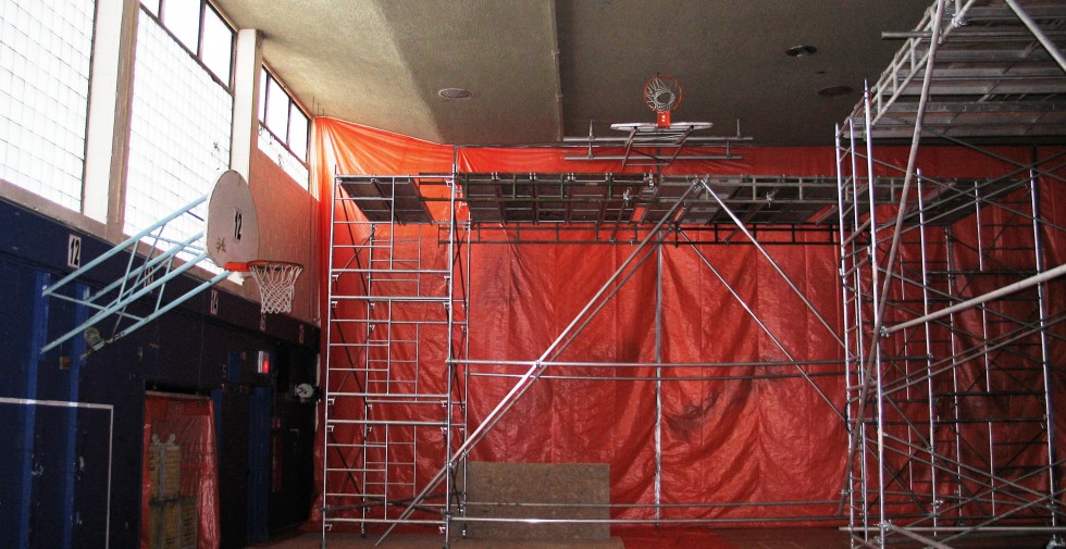 Basketball court | Asbestos Removal | Amiante National Asbestos
